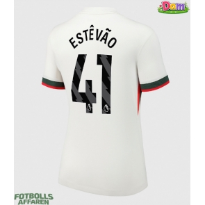 Chelsea Estevao Willian #41 Bortatröja Kvinnor 2025-26 Kortärmad